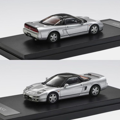 LCD 1:64 本田NSX 第1代Mk1 NA1 翻灯日本国宝合金汽车模型收藏银