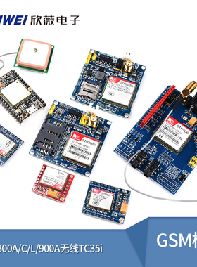 GSM模块GPRS短信语音电话开发板 SIM800A/C/L/900A 无线TC35i