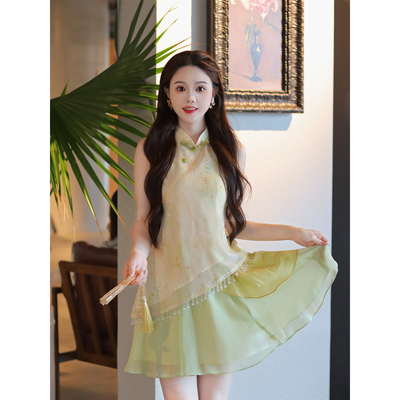 清漓新中式两件套女装