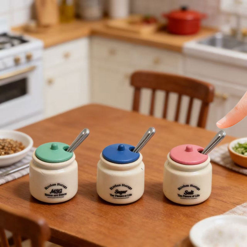 娃屋迷你调料罐bjd微缩餐厨用具12分袖珍罐子diy瓶子带盖拍摄道具,模玩/动漫/周边/娃圈三坑/桌游,BJD场景道具娃屋,淘宝优惠券,粉丝福利购,淘宝优惠卷