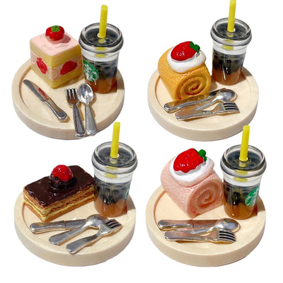 迷你蛋糕套餐娃屋微缩奶茶