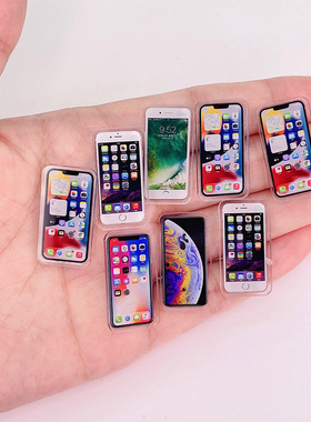 微缩手机迷你食玩摆件bjd玩具dollhouse亚克力配件ob11仿真小物品