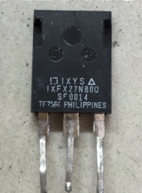 原装进口拆机 IXFX27N80Q 27N80 TO-247场效应管 27A800V 测好发
