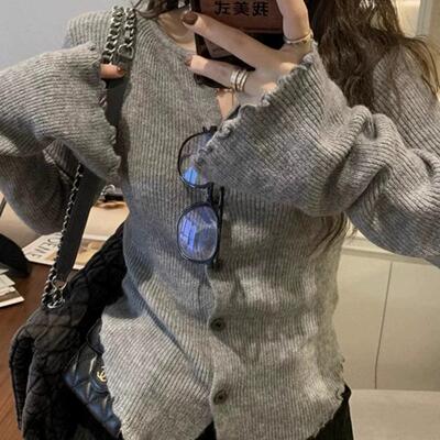 不规则针织打底衫女内搭上衣