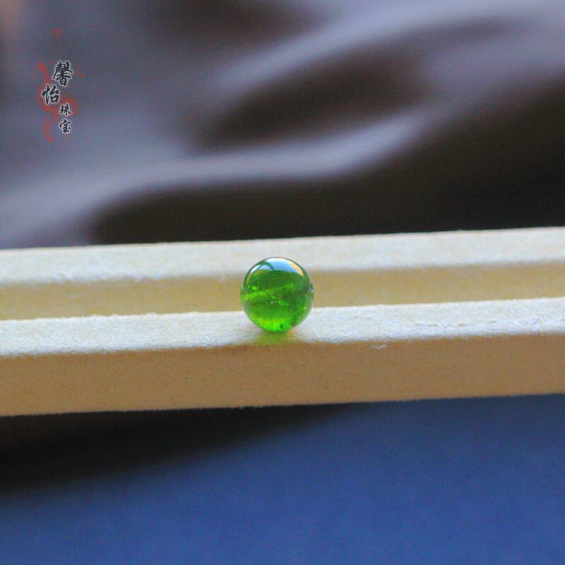 帝王绿碧玺散珠单珠10.3 10.5MM多宝手链升级DIY配珠