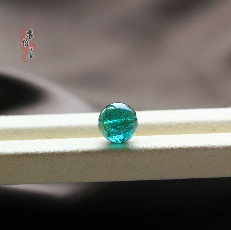 蓝碧玺单珠散珠11.7 12MM近帕兰多宝手链DIY配珠