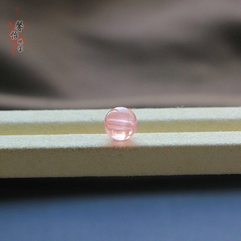 水粉碧玺单珠散珠10 10.3MM玻璃体多宝手链DIY配珠