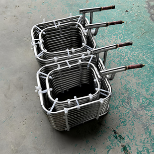 海水养殖方型盘管蒸发器耐腐蚀钛 304/316L不锈钢盘管换热器