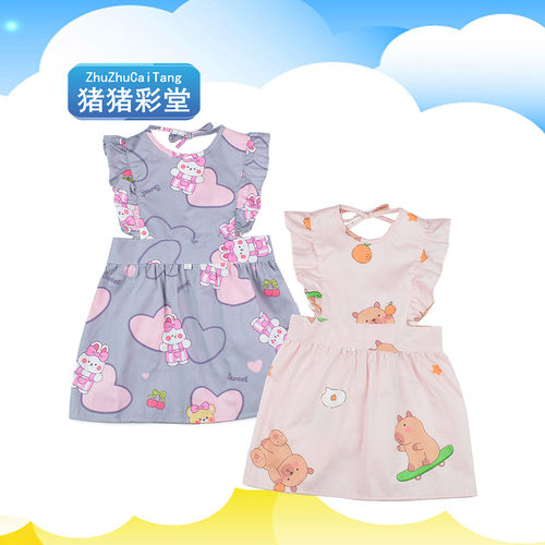 无袖小孩防水儿童罩衣春夏