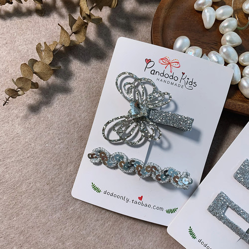 chi儿童闪闪发饰气质边夹公主气质BB夹碎发夹女孩刘海夹