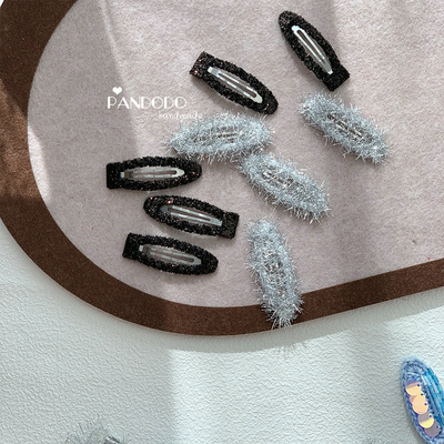 包邮福利款 百搭碎发夹女童刘海夹儿童BB夹 闪闪烟花绚烂发饰