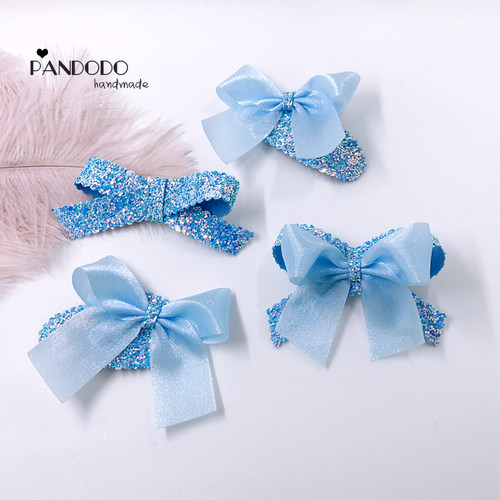 欧美pandodo闪亮BB夹水滴蝴蝶结