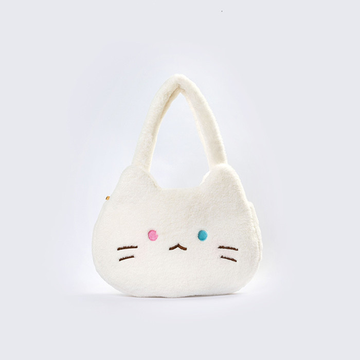 猫咪后院毛绒娘软妹手拎包卡通