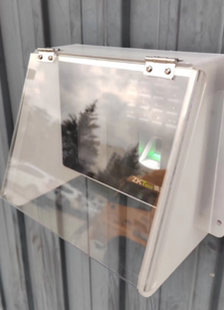汉王考勤机C330ES门禁机器防雨罩   C226S人脸通考勤机挡雨罩防嗮