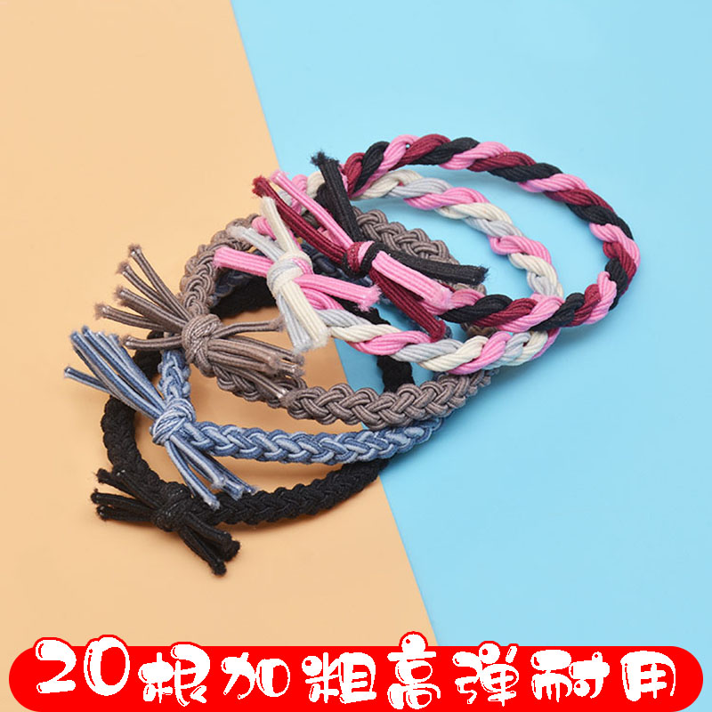 韩国简约气质发圈加粗耐用绑马尾