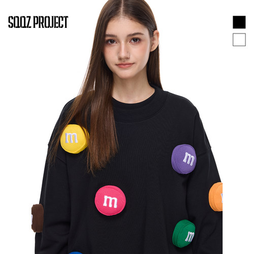 SQQZ480G原创正品MM豆圆领卫衣
