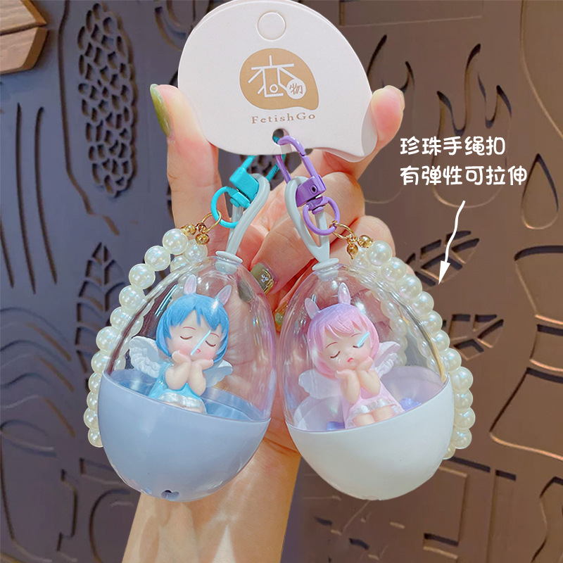 可爱卡通守护安妮钥匙扣包包小挂件情侣汽车钥匙链书包挂饰小礼品