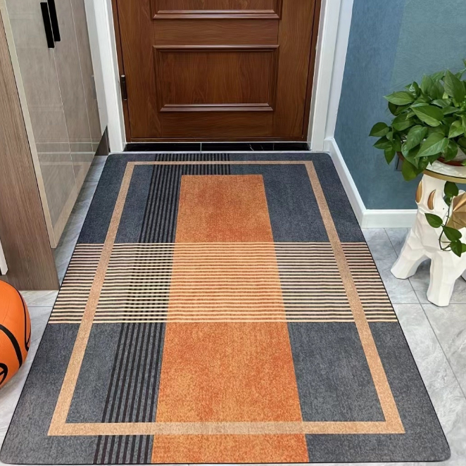 硅胶材质（超吸水、超防滑）进门玄关地垫卫生间吸水门口地毯