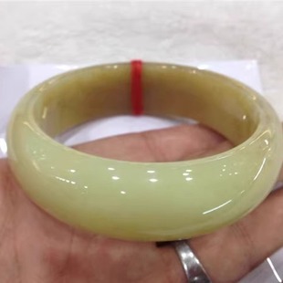 和田玉黄白老玉手镯析木河磨玉圆条岫玉籽料手把件吊坠摆件原石