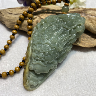 和田玉析木河磨玉大黑天手把件手镯手串原石摆件吊坠挂件岫玉老玉