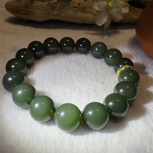 和田玉析木河磨玉手串手镯手把件吊坠挂件原石原料摆件黄白岫玉