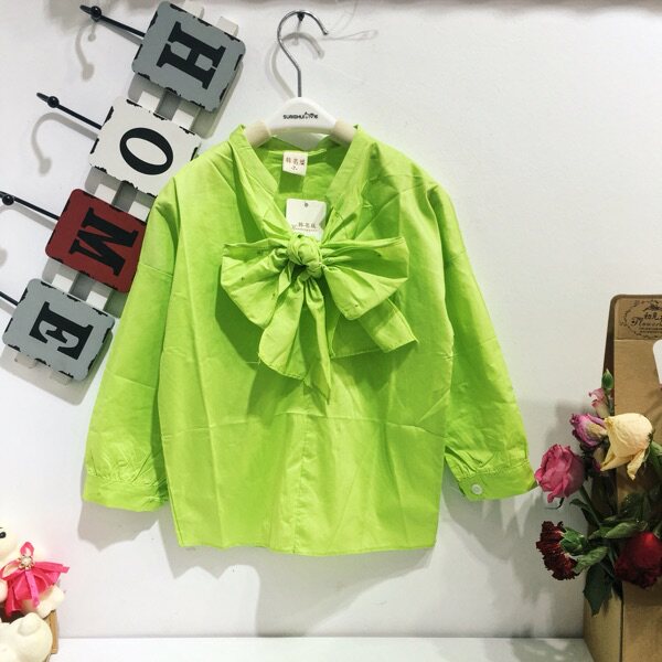 Chemise fille à manche longue - Ref 2086657 Image 1