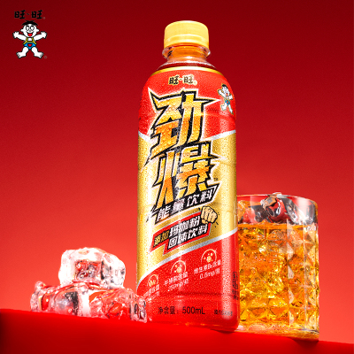 旺旺劲爆能量饮料500ml瓶装健身补充能量运动饮料牛磺酸能量饮品