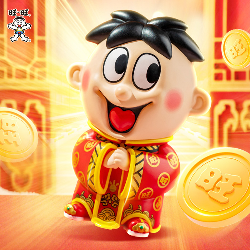 旺旺周边旺新年系列手办摆件