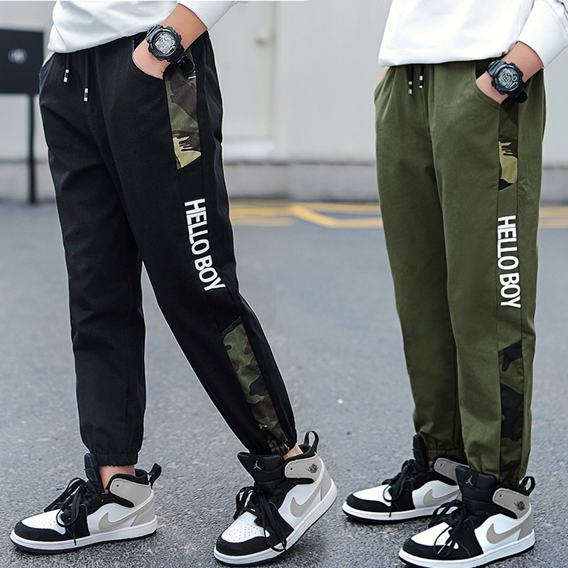 儿童长裤梭织棉工装裤