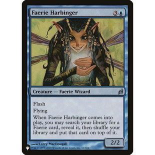 【北境卡牌】万智牌 先兆仙灵 Faerie Harbinger LIST 英文平 银