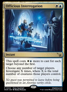 万智牌 官式讯问 Officious Interrogation MKM 中/英文 平/闪卡