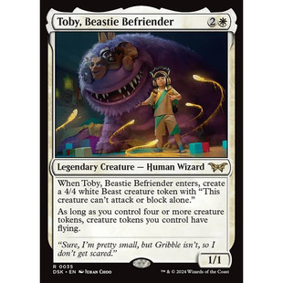万智牌 兽伴挚友托比 Toby, Beastie Befriender DSK 英文平/闪卡