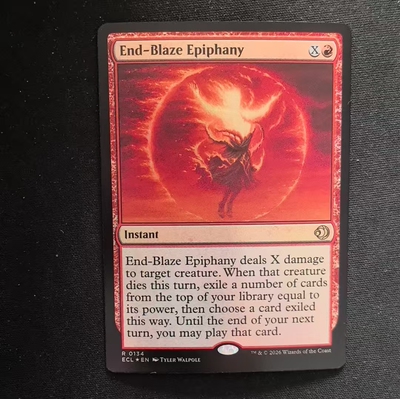 万智牌 ECL 洛温 终焰顿悟 End-Blaze Epiphany 英文平卡美印