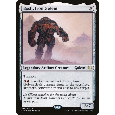 【北境卡牌】万智牌 铁魔像霸西 Bosh, Iron Golem C18 英文平卡