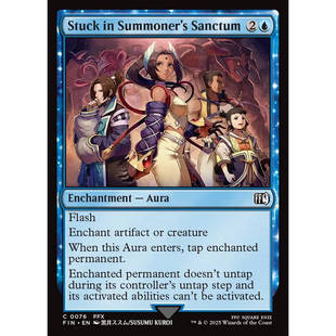 万智牌 受困召唤士室 Stuck in Summoner's Sanctum FIN英文平/闪