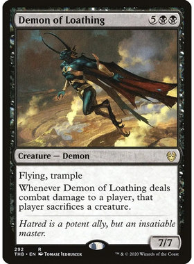 【北境卡牌】万智牌 仇世恶魔 Demon of Loathing THB 英文平卡