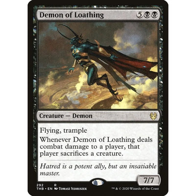 【北境卡牌】万智牌 仇世恶魔 Demon of Loathing THB 英文平卡