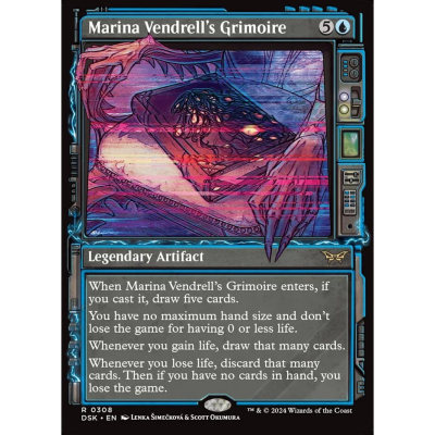 万智牌 玛丽娜樊卓尔的秘录 Marina Vendrell's Grimoire DSK异画