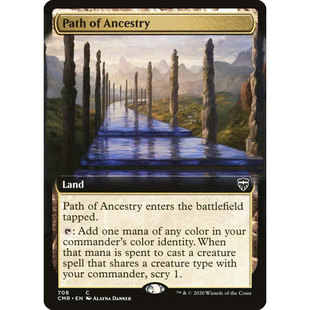 万智牌 祖灵径道 Path of Ancestry CMR 英文扩画平/闪卡 铁