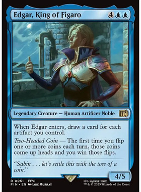 万智牌 费加罗国王埃德加 Edgar, King of Figaro FIN 英文平/闪