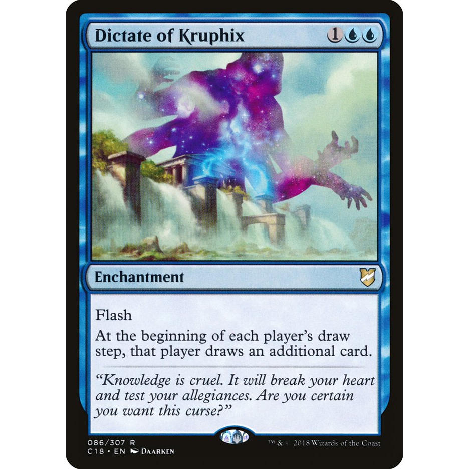 【北境卡牌】万智牌 克罗芬斯的旨意 Dictate of Kruphix C18英文