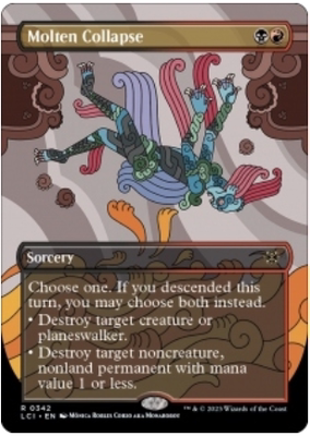 万智牌熔毁崩塌英文/简中异画