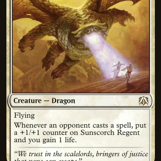 万智牌日灼龙侯MOC英文平卡金