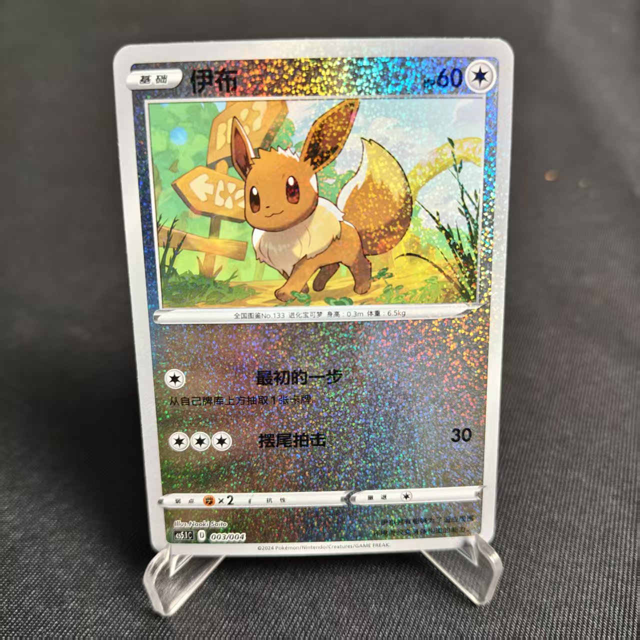 PTCG卡牌简中伊布碎闪