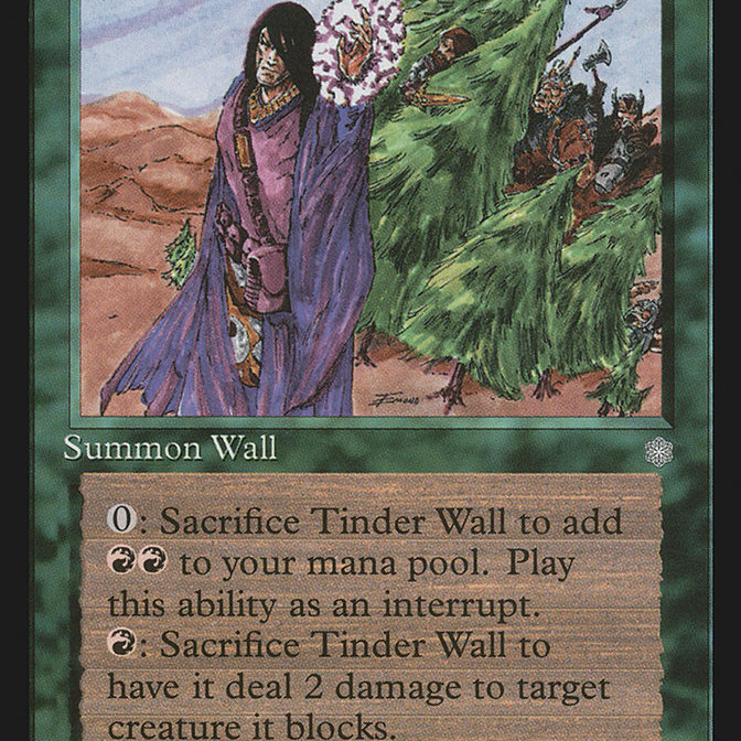 万智牌火绒墙ICE英文平卡铁MP