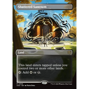 万智牌 破碎圣所 Shattered Sanctum SOS 英文异画平/闪卡 金