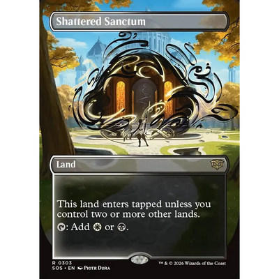 万智牌 破碎圣所 Shattered Sanctum SOS 英文异画平/闪卡 金