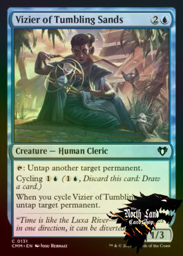 万智牌 弄沙维齐尔Vizier of Tumbling Sands 英文平闪 CMM 美印