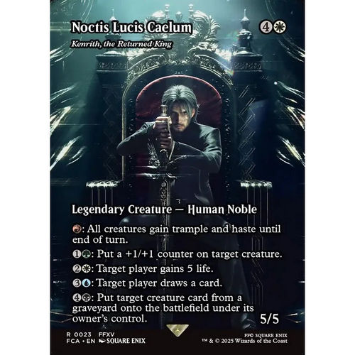 万智牌 复归国王肯理斯Kenrith, the Returned King FCA英文平/闪