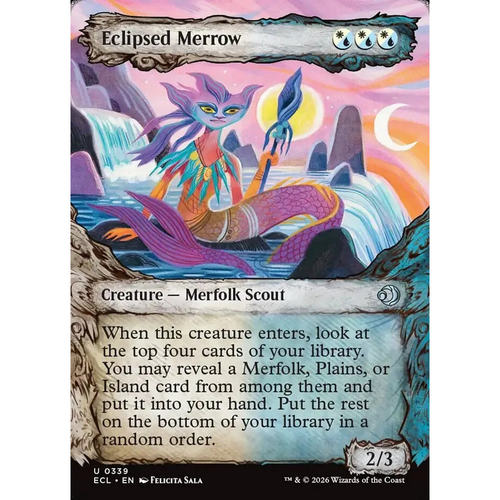 【北境卡牌】万智牌 ECL 交蚀美洛 Eclipsed Merrow英文异画平/闪